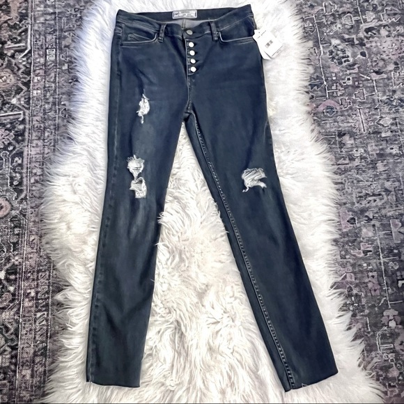 Free People Denim - WOMEN’S Free People Distressed Jeans Size 29 and 28 mid-rise
